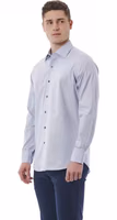 Gray Cotton Dress Shirt 2