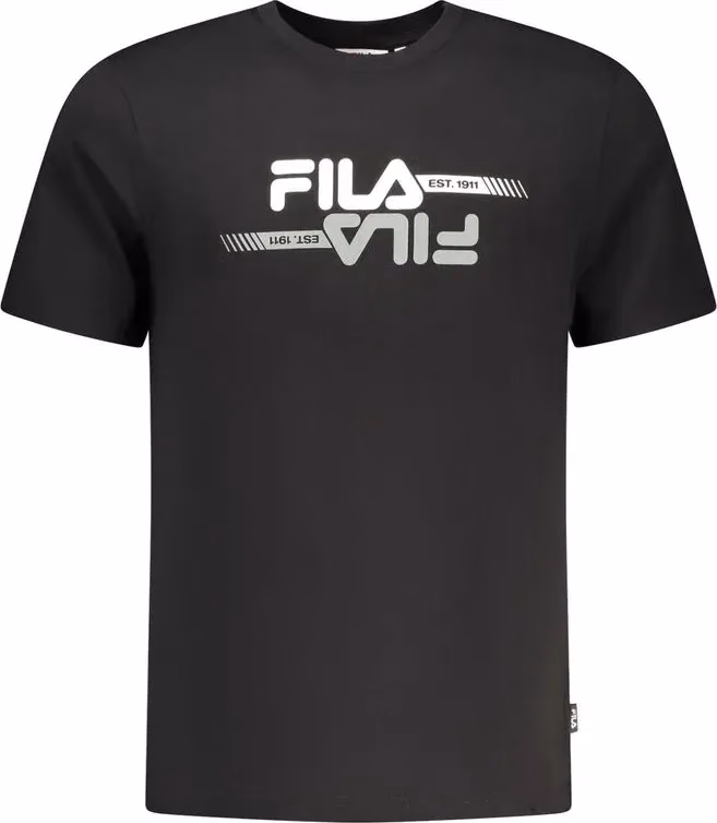 Black Cotton Men T-Shirt