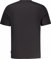 Black Cotton Men T-Shirt 2