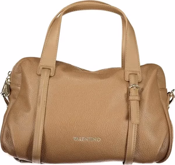 Brown Polyurethane Women's Bag