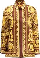 Bordeaux Silk Pattern Shirt 1