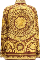 Bordeaux Silk Pattern Shirt 2