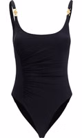 Black Polyamide One-Piece Swimsuit 1