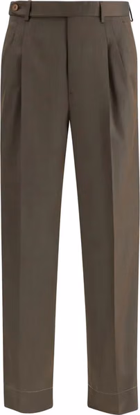 Bicolor Wool Oves Aries Casual Pants